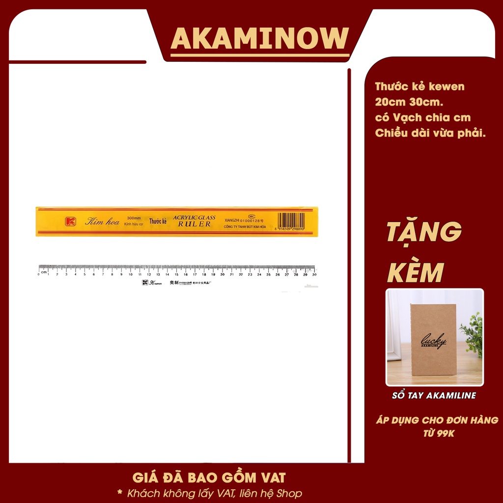 Thước kẻ kewen trong 20cm 30cm | Shopee Việt Nam