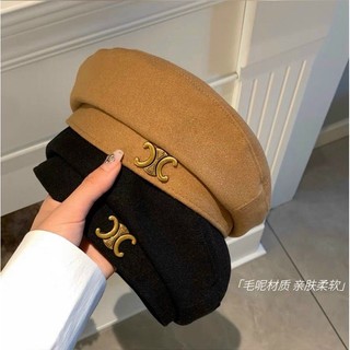Mũ nồi nữ Hàn Quốc chữ x, nón beret vải nhung phong cách Hàn Quốc - Bự Store