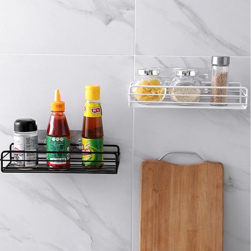 Combo 2 Kệ Góc Nhà Tắm – Sơn Tĩnh Điện, Dán Tường Siêu Dính, Dùng Bếp & Tắm