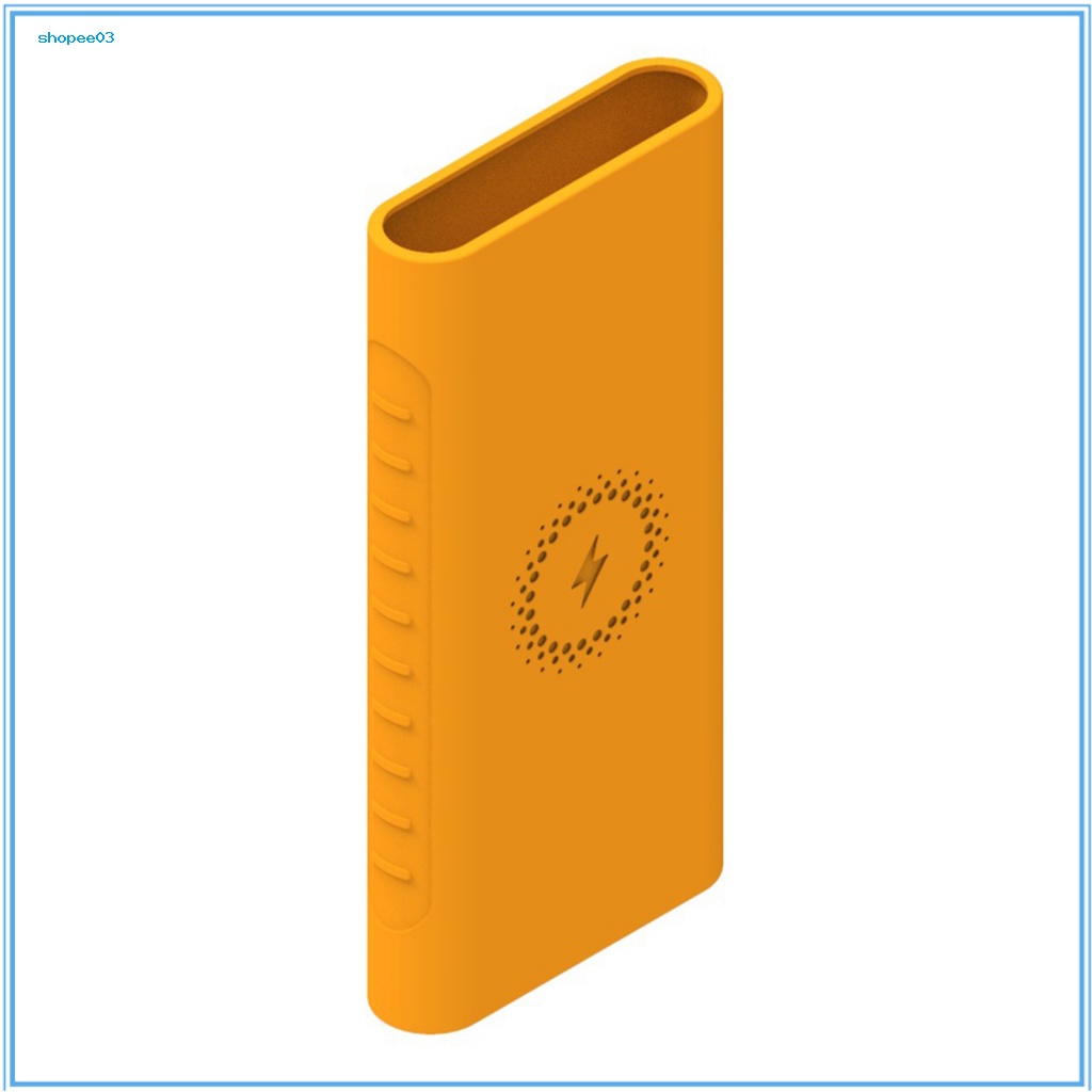 Vỏ Bọc Pin Sạc Dự Phòng Xiaomi Mobile Power Generation 3 10000mah Bằng Silicon Mềm Chống Trượt