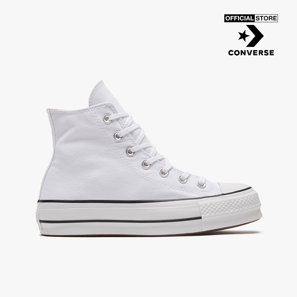 Giày sneakers Converse nữ cổ cao Chuck Taylor All Star Lift 560846C-00W0 WHITE