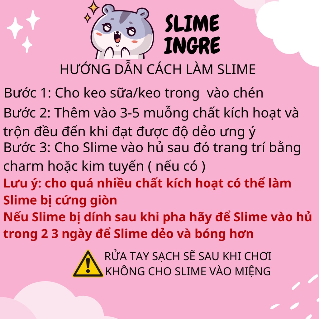 4. Các Bước Pha Dung Dịch Làm Đông Slime