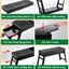 Bếp Nướng Than Hoa Ngoài Trời Không Khói Gấp Gọn - Bếp Nướng Than Inox Dã Ngoại BBQ Tiện Lợi Đi Du Lịch, Kèm Vỉ Nướng