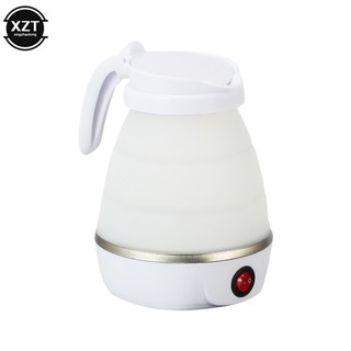 Ấm đun nước gia đình 600ml du lịch silicone gấp ấm đun nước điện ấm đun nước di động