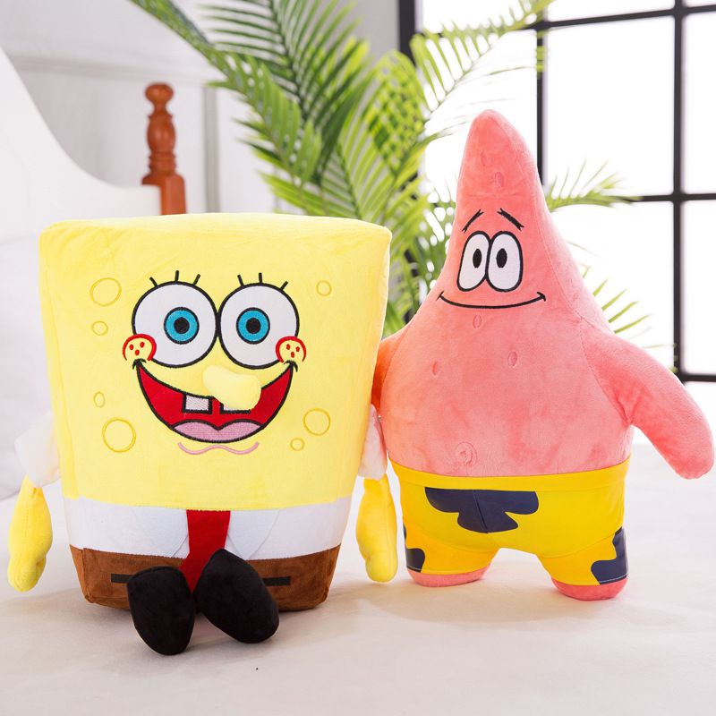 Spongebob Patrick Star Sang Trọng Đồ Chơi Búp Bê Nhồi Bông Mềm Dễ Thương Đệm Bé Gái Trang Trí Phòng Ngủ