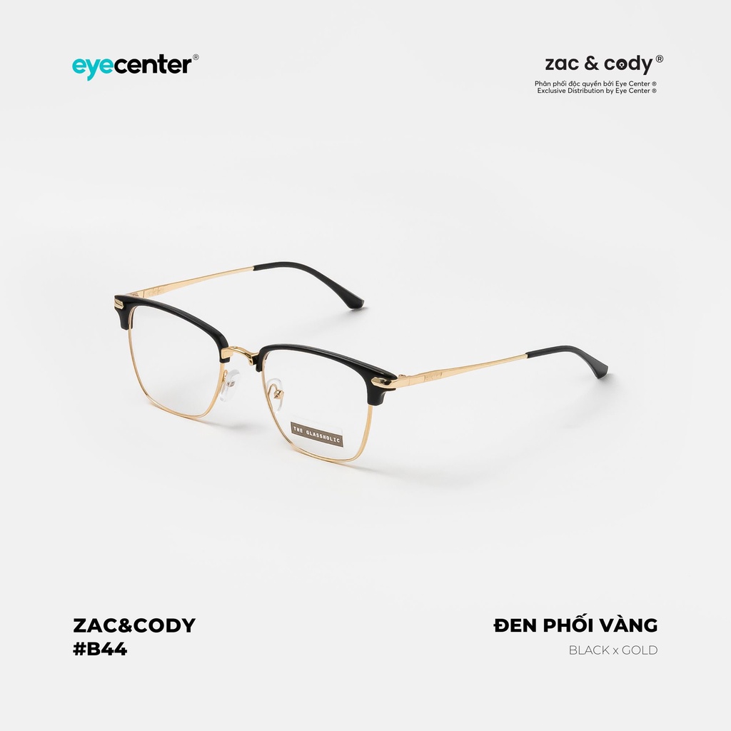 Ảnh Gọng kính cận nam nữ chính hãng ZAC & CODY B44S kim loại chống gỉ nhập khẩu by Eye Center Vietnam 3
