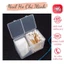 Hộp đựng giấy lau gel 2 ngăn có nắp - hộp nhựa đựng dụng cụ nail chuyên dụng