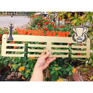 Giá Treo Huy Chương, Decor tường, Cá Nhân Hoá…Điền kinh, bóng đá, cờ vua..