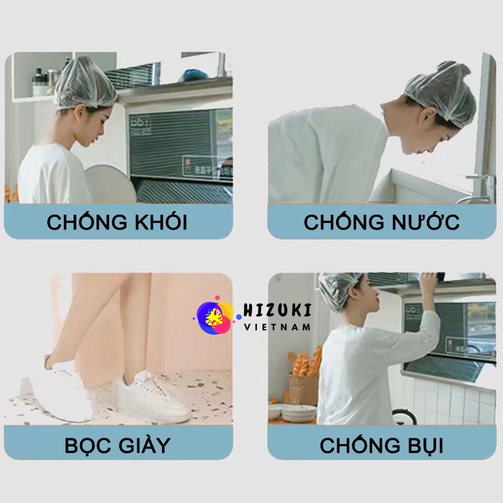 Túi 100 màn bọc thực phẩm túi gấu tiện lợi