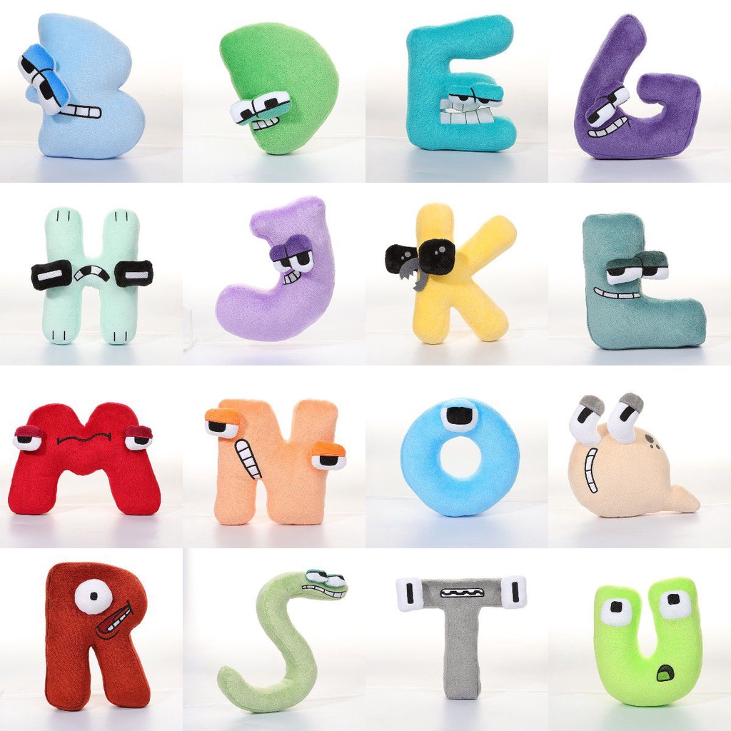 Cuddly Bảng Chữ Cái Lore Letter A Sang Trọng Giáo Dục Cho Bé Đồ Chơi Trang Trí Nhà