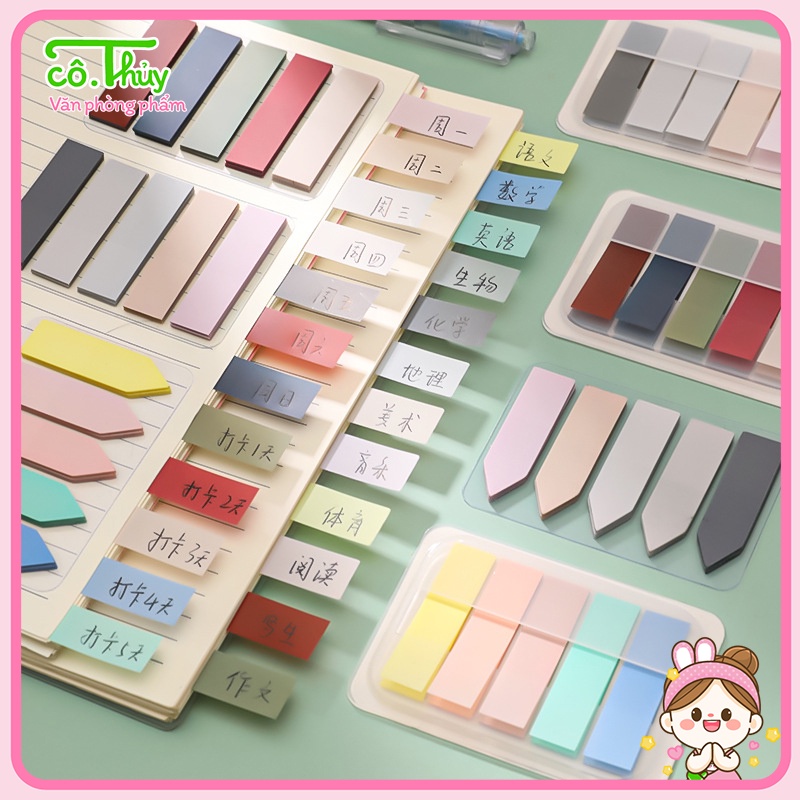 Giấy note đánh dấu sách dễ thương C.THỦY giấy dán ghi chú đánh dấu ...