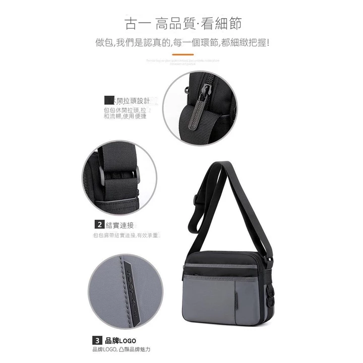 Men's Water-resistant Fashion Backpack Shoulder Bag – 4