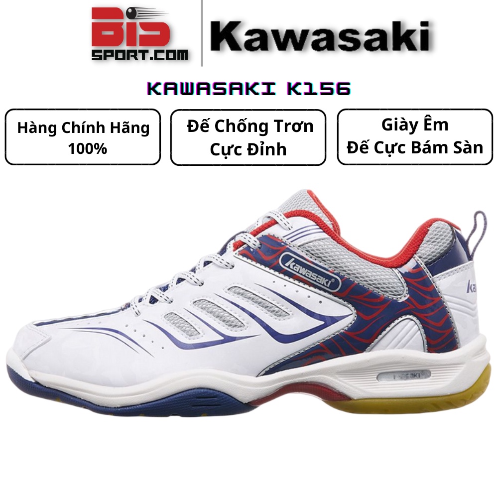Giày Cầu Lông Kawasaki K156 - Trắng Chính Hãng Nữ - Giá Siêu Rẽ ...
