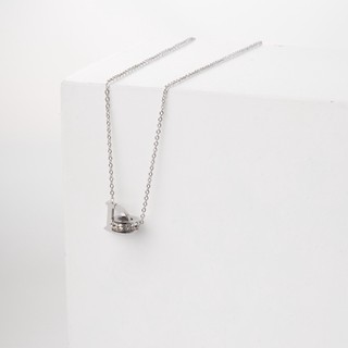 Dây chuyền nữ LAMY D-shaped Necklace Silver 6037