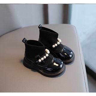 Sz 21- 30 Bốt Cổ Len Lót Lông Quai Ngọc Dễ Đeo Cho Bé Gái 2-5 Tuổi K180