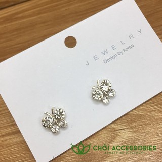 Khuyên tai nụ, bông tai đá nhỏ sáng lấp lánh xinh xắn đeo tai dành cho nữ Chồi accessories- M01 P2