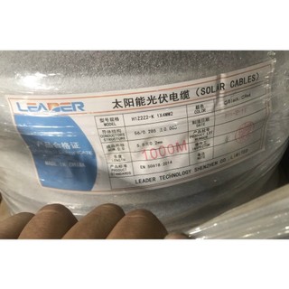 Dây điện năng lượng mặt trời DC 4 mm2 hãng LEADER-DC 6 mm2 hãng LEADER