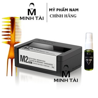 Sáp vuốt tóc nam Patricks M2 Matte Finish | Medium Hold Styling Product 2.5 oz - 75g