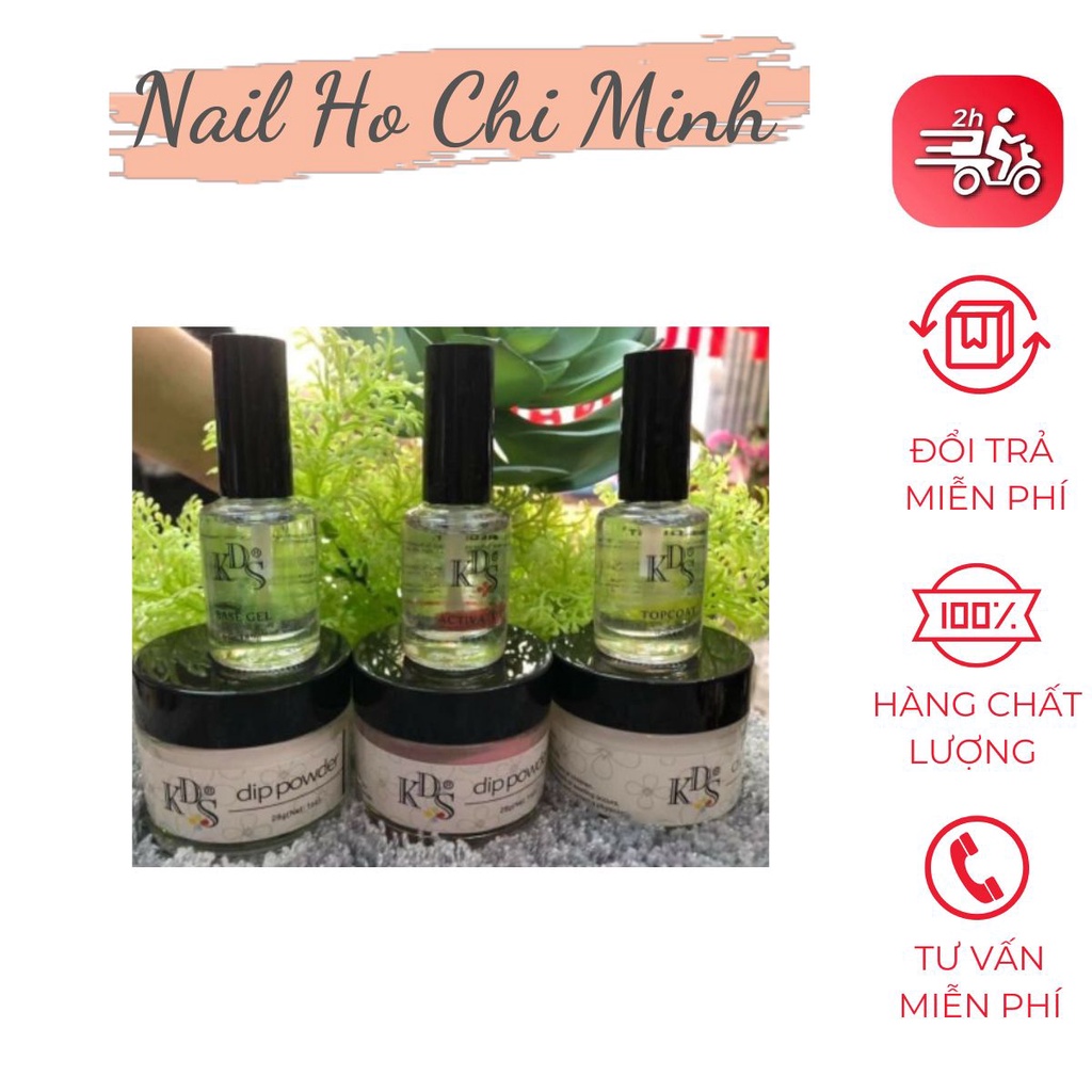 [Hũ lớn 50g] Set bột nhúng Kds chính hãng (3 hũ lớn + 3 chai)
