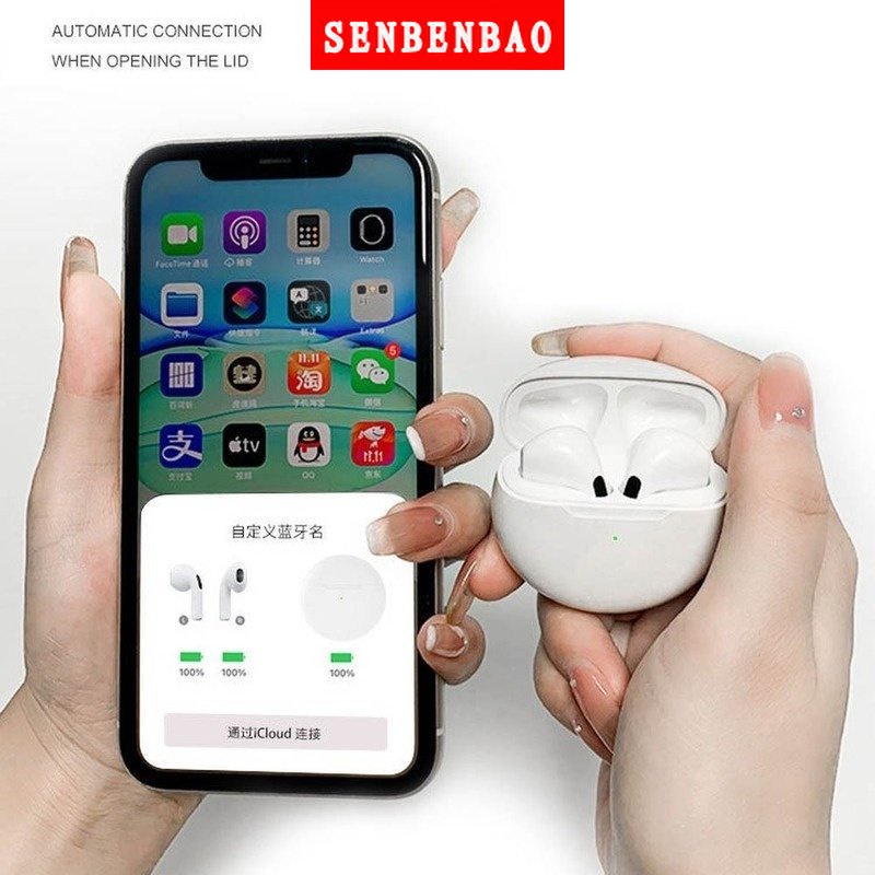 Tai nghe không dây Pro6 Chống Nước Có Mic Điều Khiển Cảm Ứng Phong Cách Thể Thao