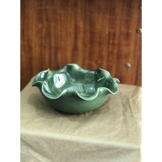 Bát Sen Thả Hoa Màu Xanh lục Ngọc Hàng Đẹp Bát Tụ Lộc đồ thờ cúng gốm sứ đề ban thần tài hút tài lộc