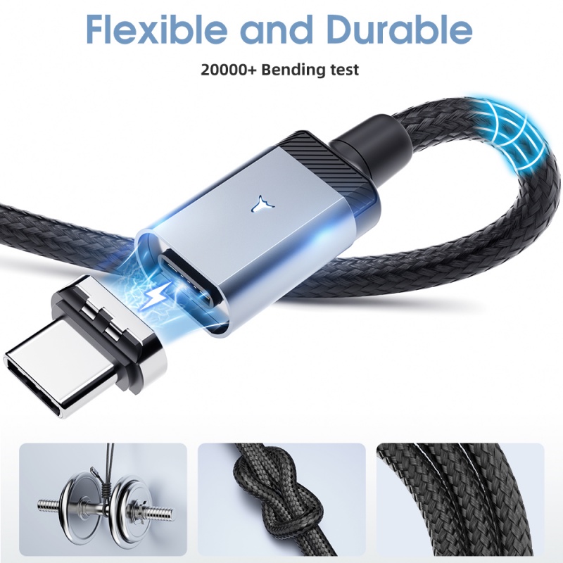 Mô tả Cáp sạc nhanh HDOORLINK PD 65W 27W USB Type C sang cổng cắm USB cho điện thoại Samsung - 5