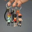HT3 ONE PIECE Hình Móc Khóa PVC Anime Đồ Chơi Mô Hình Luffy Zoro Sanji Móc Khóa Túi Mặt Dây Chuyền Móc Chìa Khóa Quà Tặng TH3
