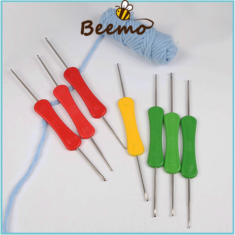 Kim Móc Len 2 Đầu Cán Nhựa | Shopee Việt Nam