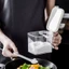 ICUCKO Lọ Gia Vị Đấm Miễn Phí Chống Bụi Gia Vị Có Thể BBQ Nấu Ăn Thảo Dược Người Tổ Chức Spice Shaker Hộp Bảo Quản Hộp Đựng Đường Tiêu