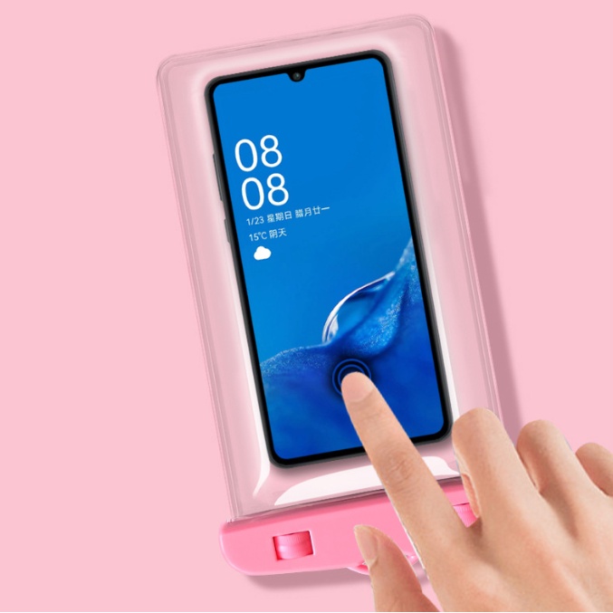 Túi chống nước bảo vệ điện thoại khi đi biển bơi lội đi mưa loại đẹp có phao nổi