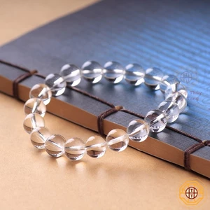 Vòng tay phong thủy T A Trắng Trong Cao Cấp Nam Nữ mệnh Kim Thủy [TẶNG HỘP GỖ] Phong Thủy Tây Tạng