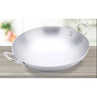 Chảo nhôm xào sâu lòng Sơn Dung đủ cỡ, chảo nhôm 2 quai dày dặn