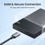 Cáp Ugreen USB C sang Micro B 3.0 5Gbps 3A Dây đồng bộ dữ liệu nhanh cho Macbook Đĩa cứng HDD Vỏ SSD USB Loại C Cáp Micro B