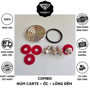 DIAMOND - FULL COMBO NÚM CHỤP CARTE, CHỤP SÊN, CHE SÊN MẪU 2025 CHO CÁC DÒNG XE MÁY - HONDA