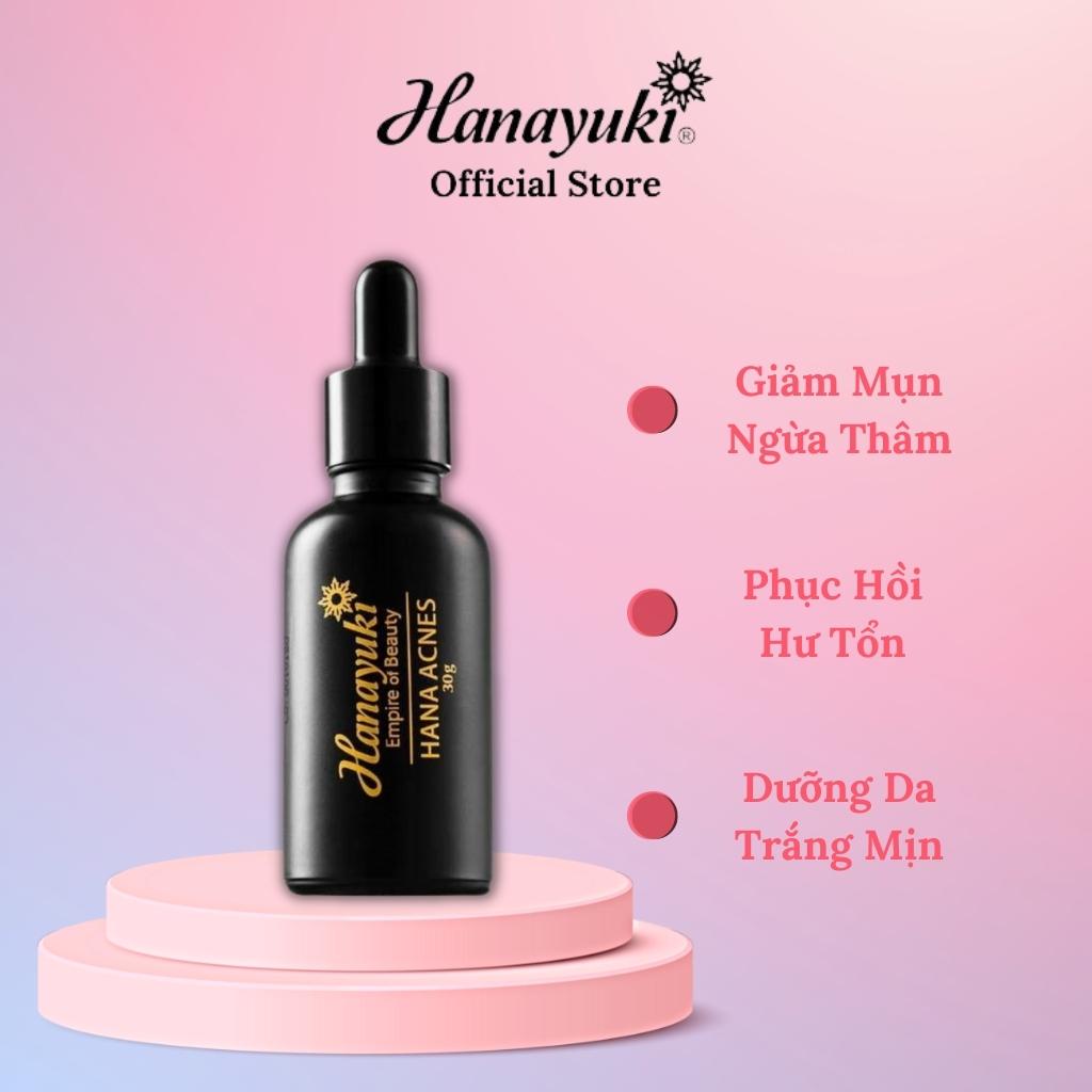 Ảnh Serum Dưỡng Giảm Mụn Hana Acnes, Serum Dưỡng Ẩm Dưỡng Trắng Mờ Thâm Ngăn Mụn Tái Phát Hanayuki Chính Hãng 1
