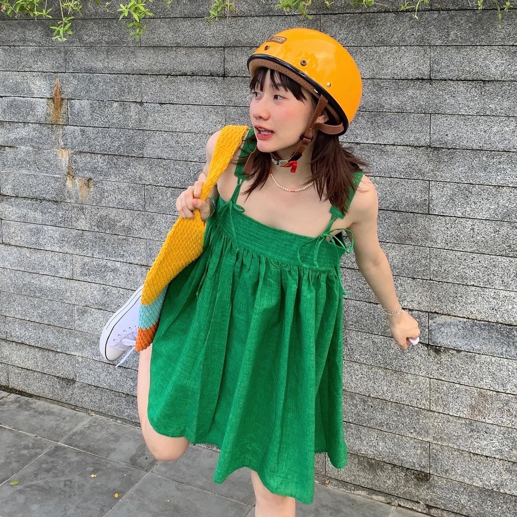 Đầm hai dây nữ ngắn Gem Boutique cột dây xinh xắn - Mizu Dress