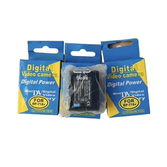 Blumax Batteria Per Canon BP-718 – 1800 MAh, Li-Ion, Con Chip Info, Protezioni Integrate, Sostitutiva - 2