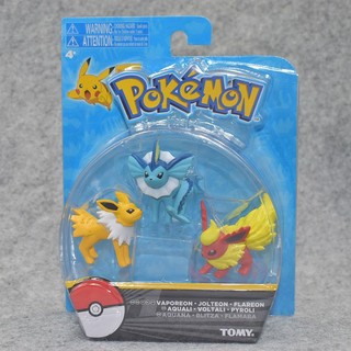 Bộ Sưu Tập 3 Mô Hình Nhân Vật Pokemon Go Eevee Evolution