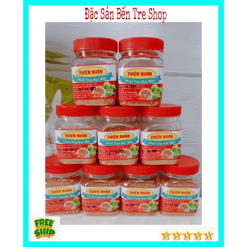 100GR HỦ MUỐI TÔM THIỆN NHÂN LOẠI NGON- ĐẶC SẢN BẾN TRE