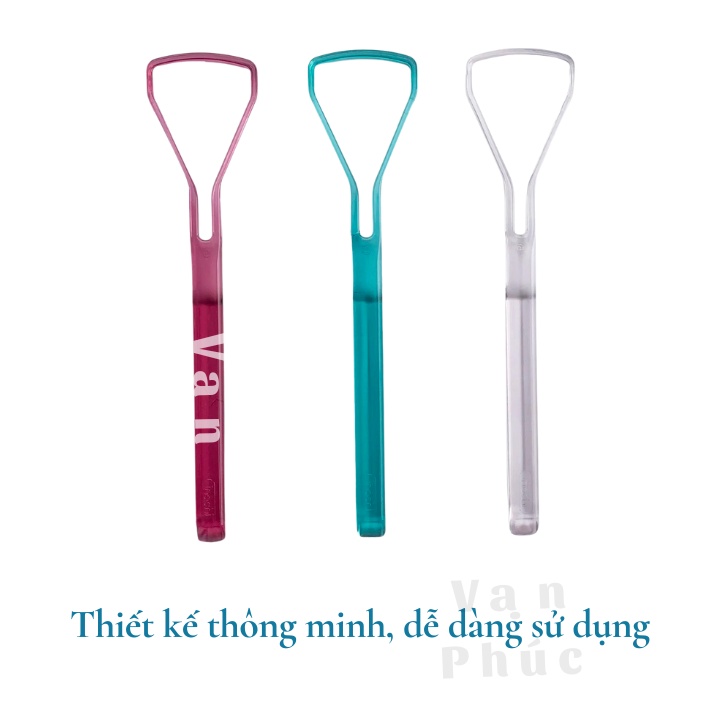 Ảnh 1 set 3 Đồ cạo lưỡi inochi, nhựa PP an toàn, nạo lưỡi, dụng cụ vệ sinh lưỡi cho bé dụng cụ vệ sinh lưỡi tiện dụng 3