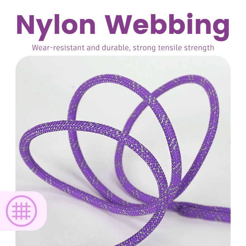 TRUELOVE Dây Xích Chó Mạnh Mẽ Dây Xích Chó Nylon Có Móc Bền Có Thể Điều Chỉnh Thoải Mái Mềm Mại Dây Xích Thú Cưng Cho Chó Nhỏ Vừa