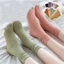 Tất vớ bèo nhún cổ cao nữ phong cách Vintage Hàn Quốc siêu mỏng mềm thoáng khí màu pastel thời trang giá rẻ ABICA T103