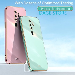 Ốp Điện Thoại Mềm Viền Thẳng Màu Trơn 6D Cho Oppo A9 2020 A5 2020 A11 A11X