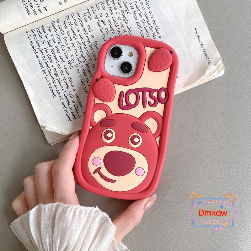 Ốp Điện Thoại Silicone Mềm Hình Gấu Cho iPhone 14 Pro Max 13 Pro Max 12 11 Pro Max X XR XS Max