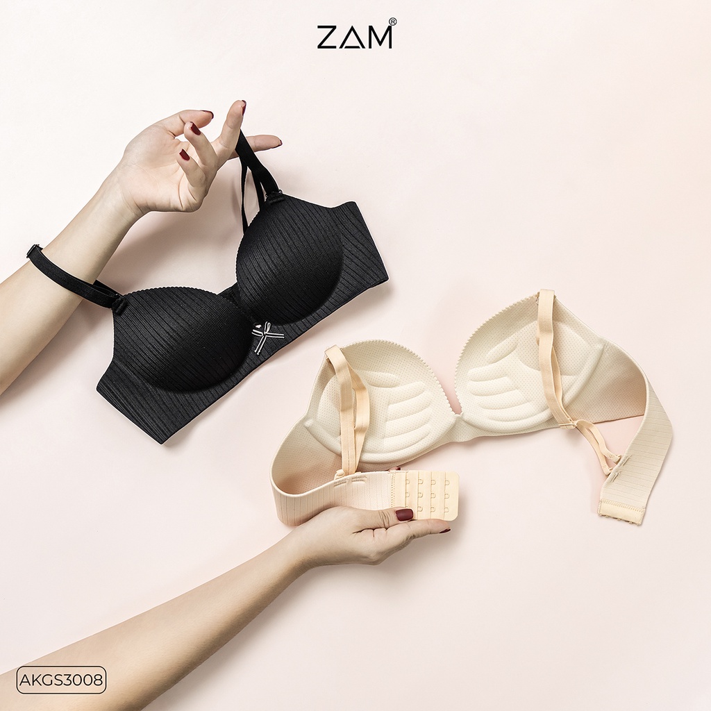 Áo lót ZAM Luxury – AKGS3008 – Áo lót đúc su không gọng đệm vừa