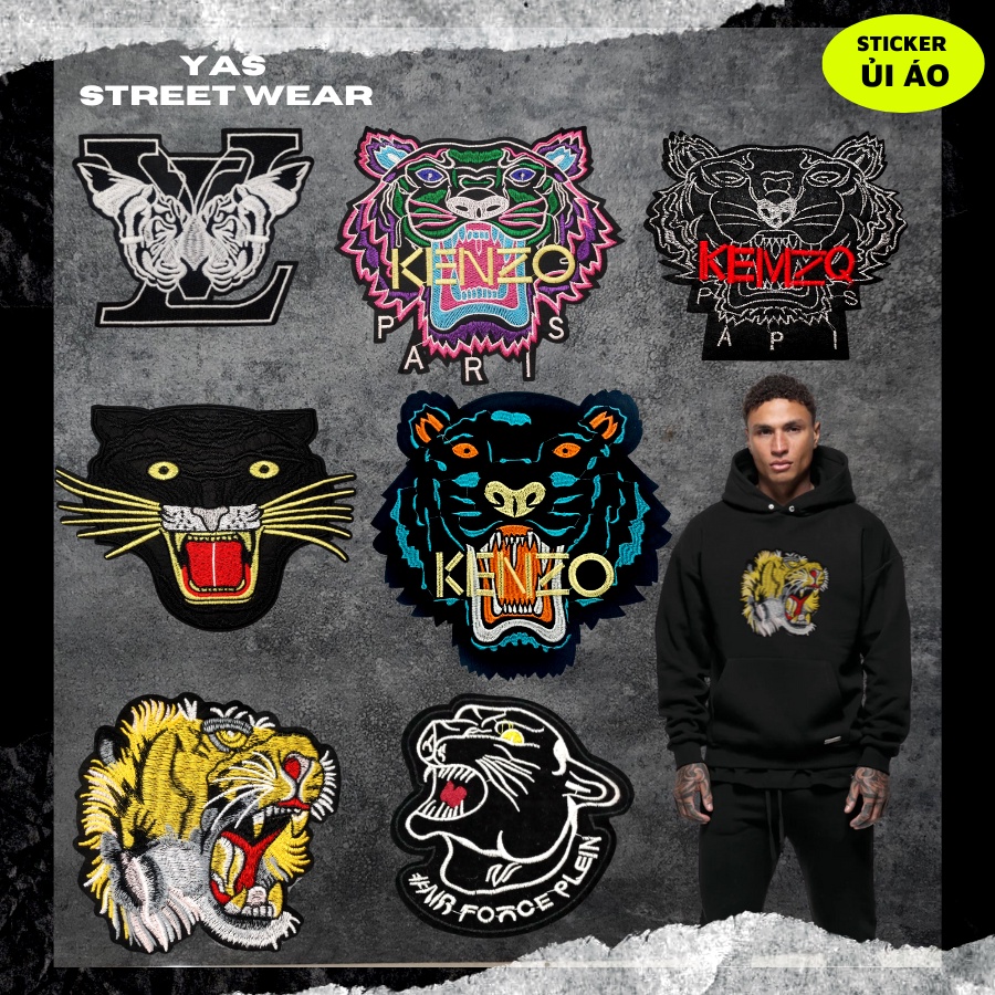 Sticker ủi áo cao cấp, miếng dán quần áo dùng làm Patch ủi, miếng vá ...