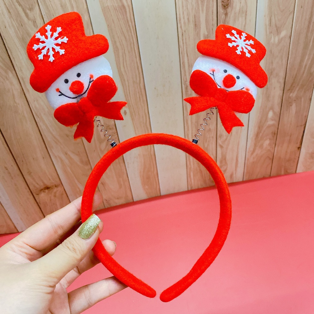 Đồ Chơi Noel Giánh Sinh Băng Đô Cài Tóc Bờm Cài Tóc Tuần Lộc Noel Cho Bé Gái - Đồ Chơi Cho Bé PUKAPI