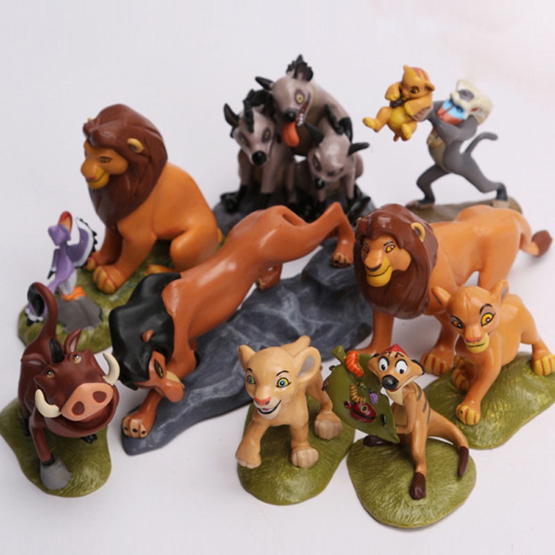 Vua Sư Tử Nhân Vật Bộ Sưu Tập Phim Simba Đồ Chơi Búp Bê 9 Cái / bộ Bánh Topper