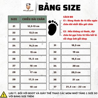 Giày thể thao cho bé - Giày thể thao hoạ tiết 3 lá dáng mõm sò chất liệu da cao cấp 3 mau cho bé trai bé gái từ 1-8 tuổi