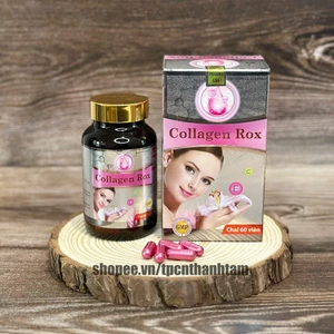 Viên uống trắng da COLLAGEN ROX BẠC hỗ trợ làm đẹp da, giảm nám mờ thâm - Hộp 60 viên